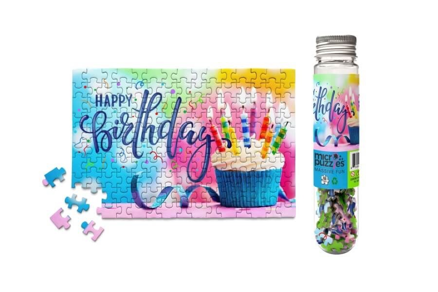 Micro Puzzles "Happy Birthday" mini jigsaw puzzle New