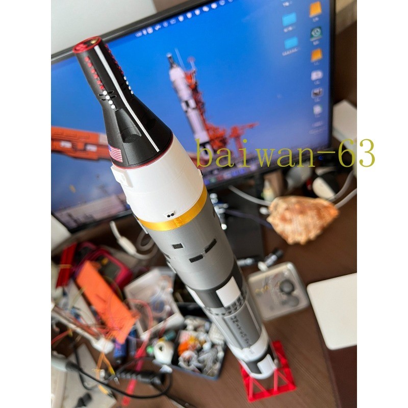Gemini Constellation Series Second Generation Manned Spacecraft Rocket model