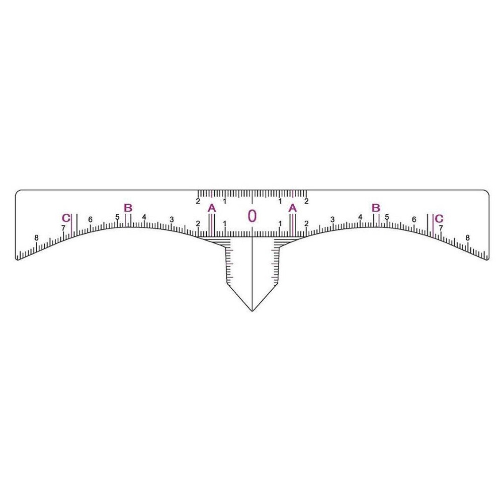 Eyebrow Shaping Sticker Ruler - 50 per Quantity