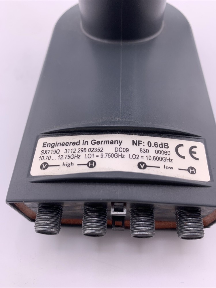 Skyware Brand Universal Quattro LNB - Model SX719Q