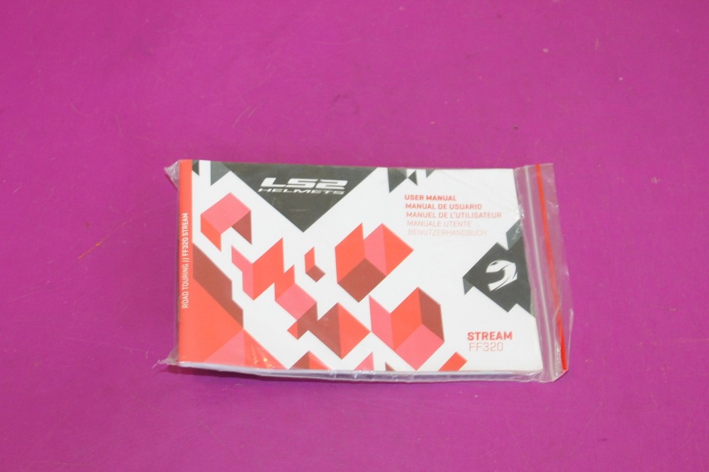 LS2 Helmets FF320 Stream Owners Manual & Adhesive Reflectors.