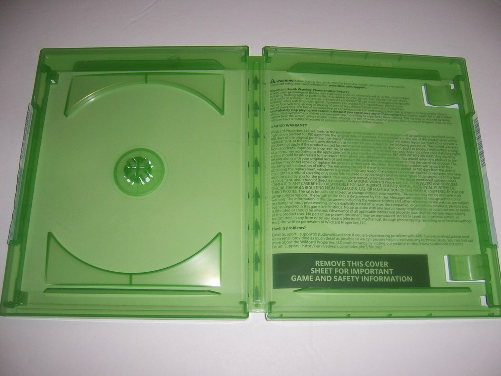 Replacement Original Box Case Xbox One XB1 for ARK SURVIVAL EVOLVED *NO DISC*