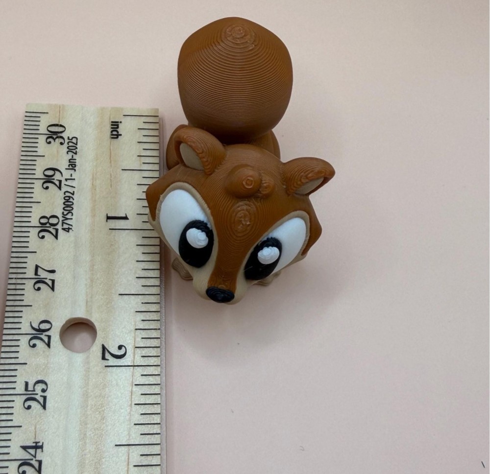 3D Printed Jiggle Pet Squirrel Playset