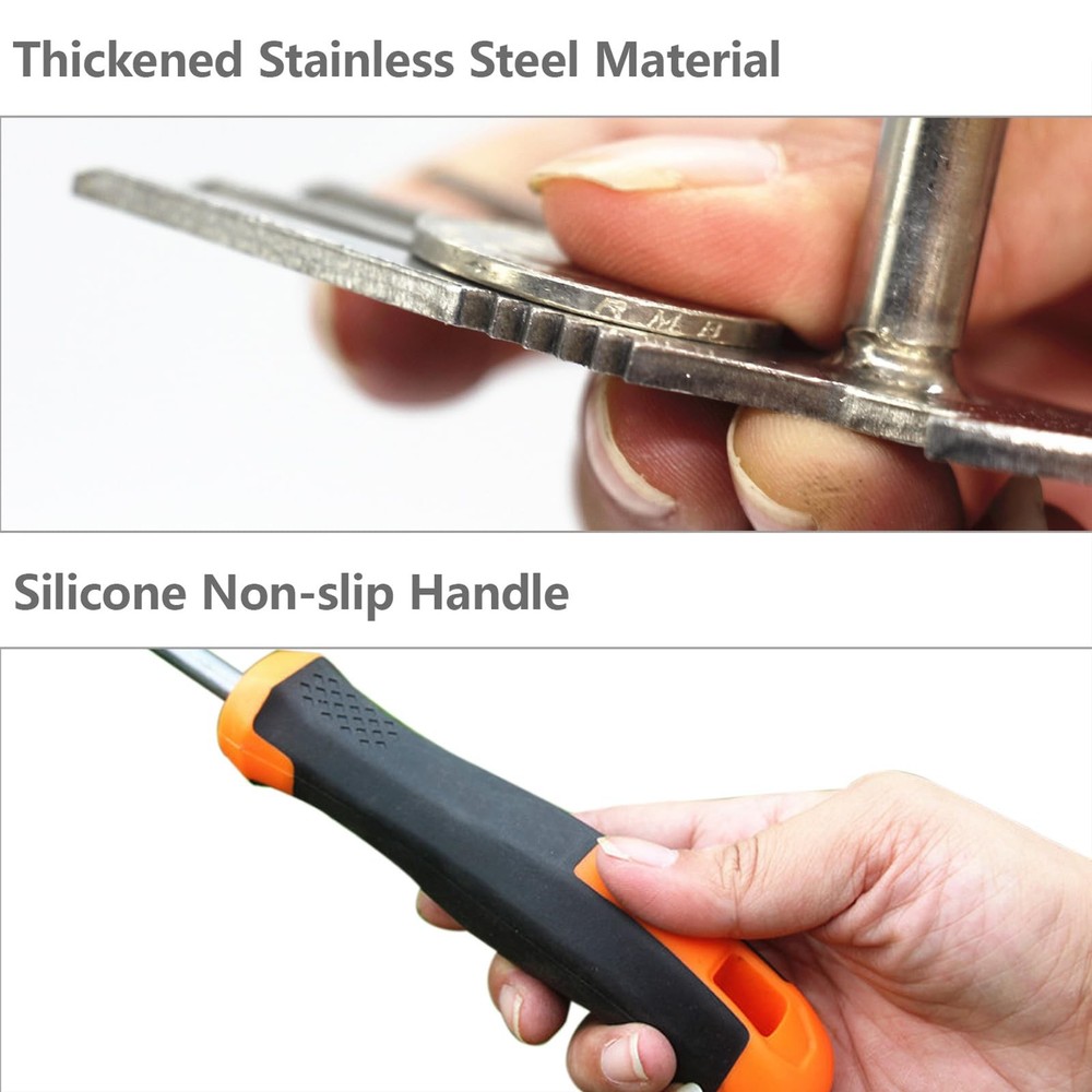 Weed Puller Tool, 3 Pack Hand Weeder Tool, Stainless Steel Dandelion Remover ...