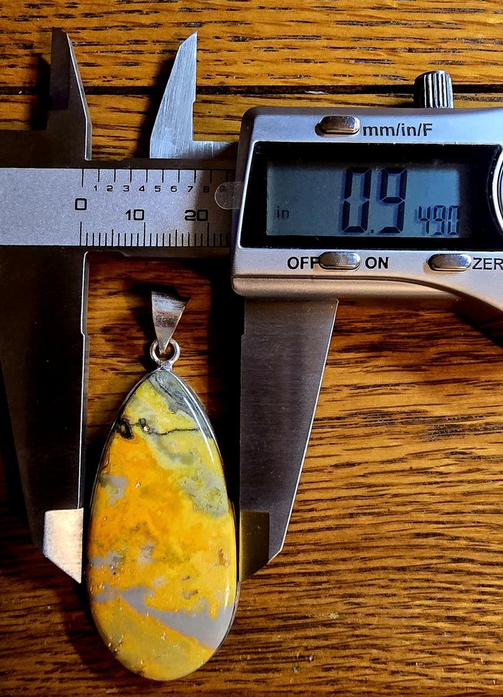 Bumble Bee Jasper Pendant