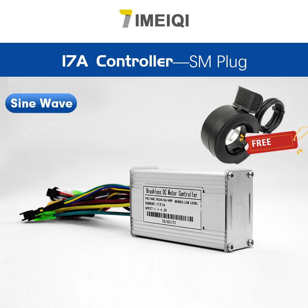 Ebike 3-mode Sine Wave Controller 36V 48V 17A/26A/30A/40A with Learning Function