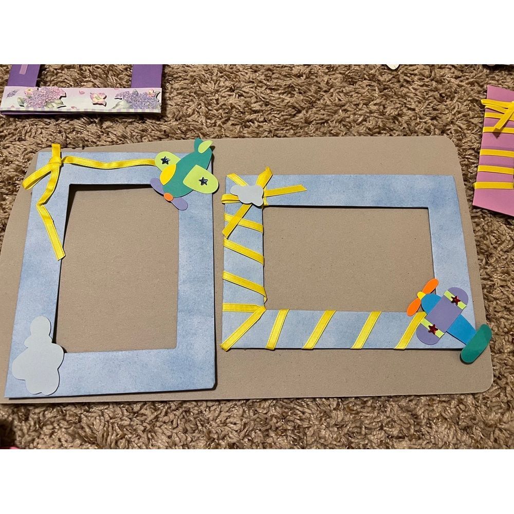 10 Handmade frames from scrapbooking, card making, crafts new