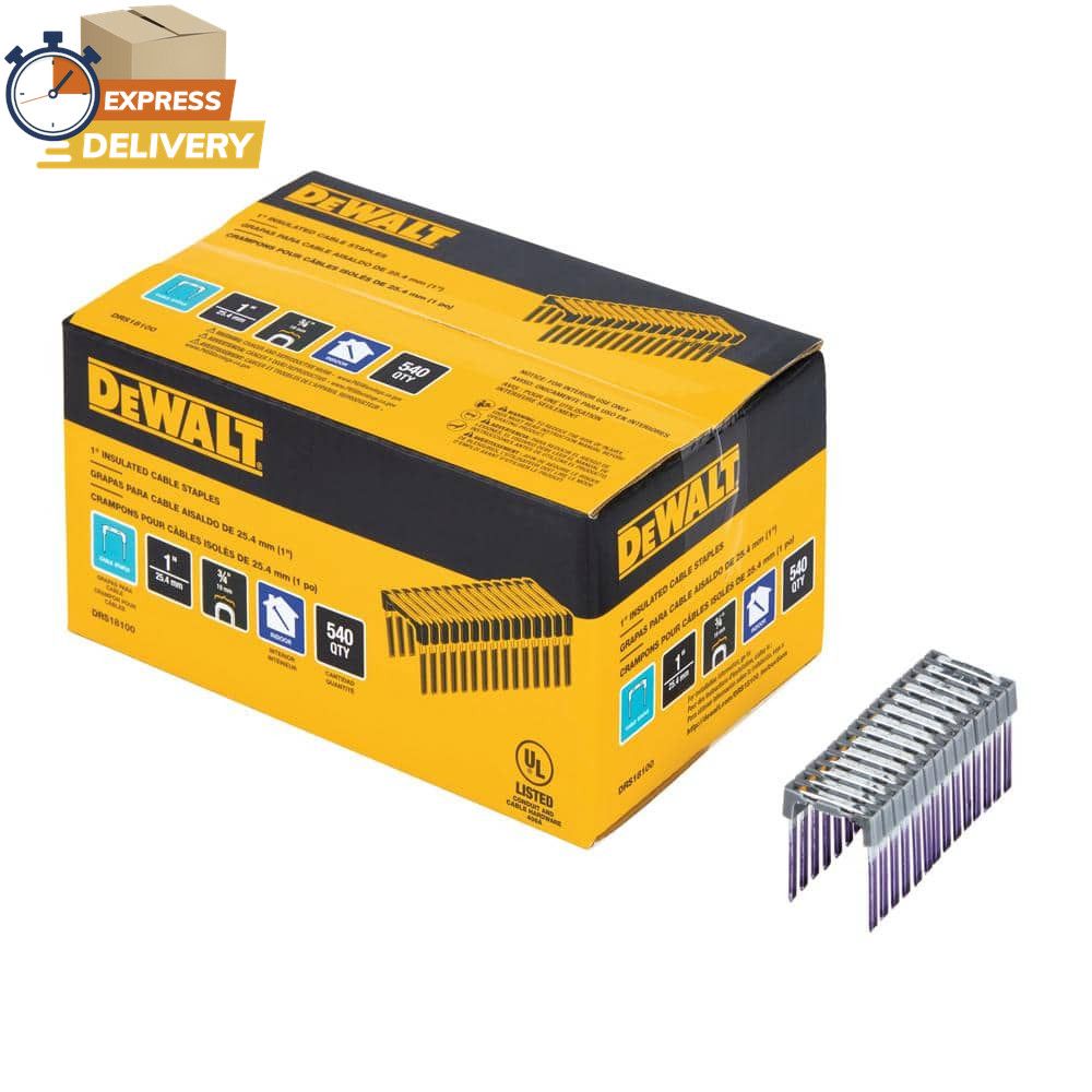 1 In. Insulated Electrical Staples (540 per Box) ✅