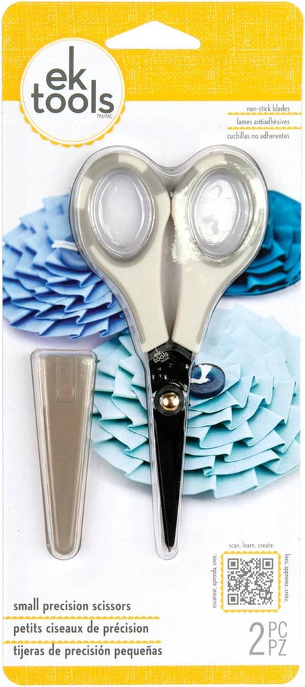 Precision Craft Scissors Micro Tip Non Stick Stainless Steel For Scrapbook