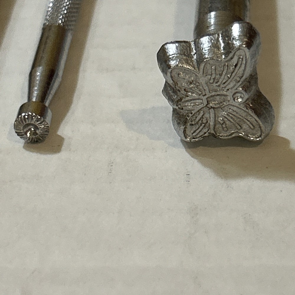 vintage craftool leather stamps lot