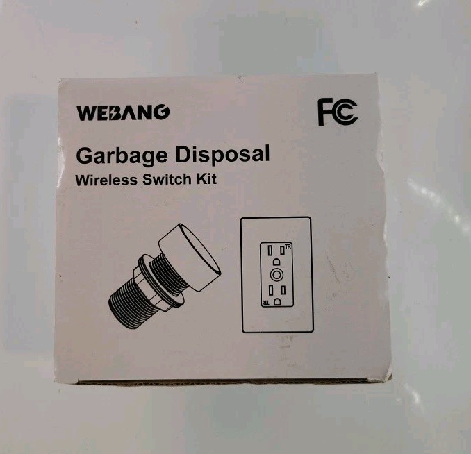 Webang Garbage Disposal Wireless Switch NEW