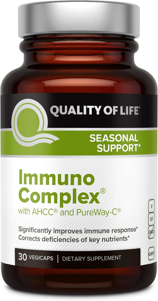 Premium AHCC Complex – Immunocomplex Includes AHCC Mushroom Extract, Vitamin ...