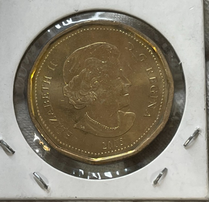2005 Canada One Dollar Coin Excellent Condition