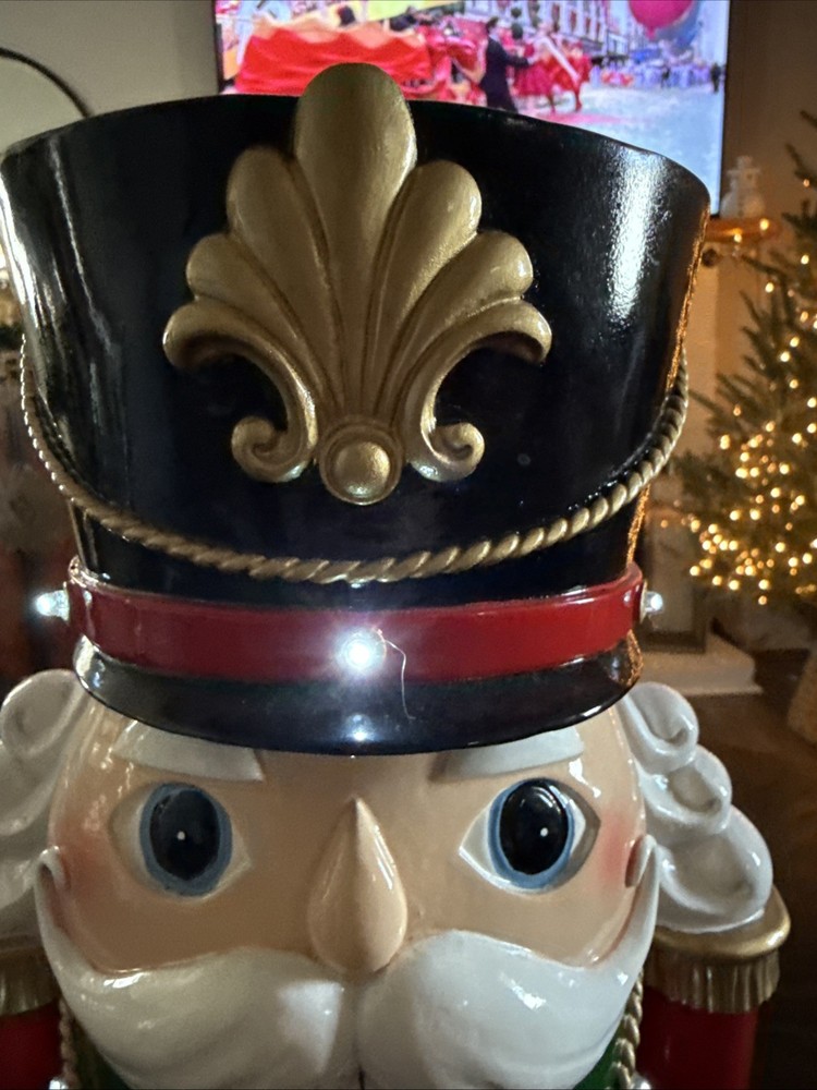 17" Nutcracker With LED Lights - New