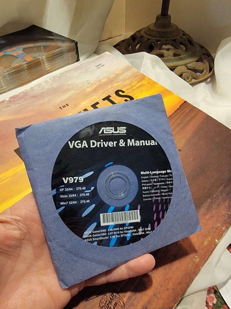 ASUS VA DRIVER & MANUAL DISK Tested - good condition