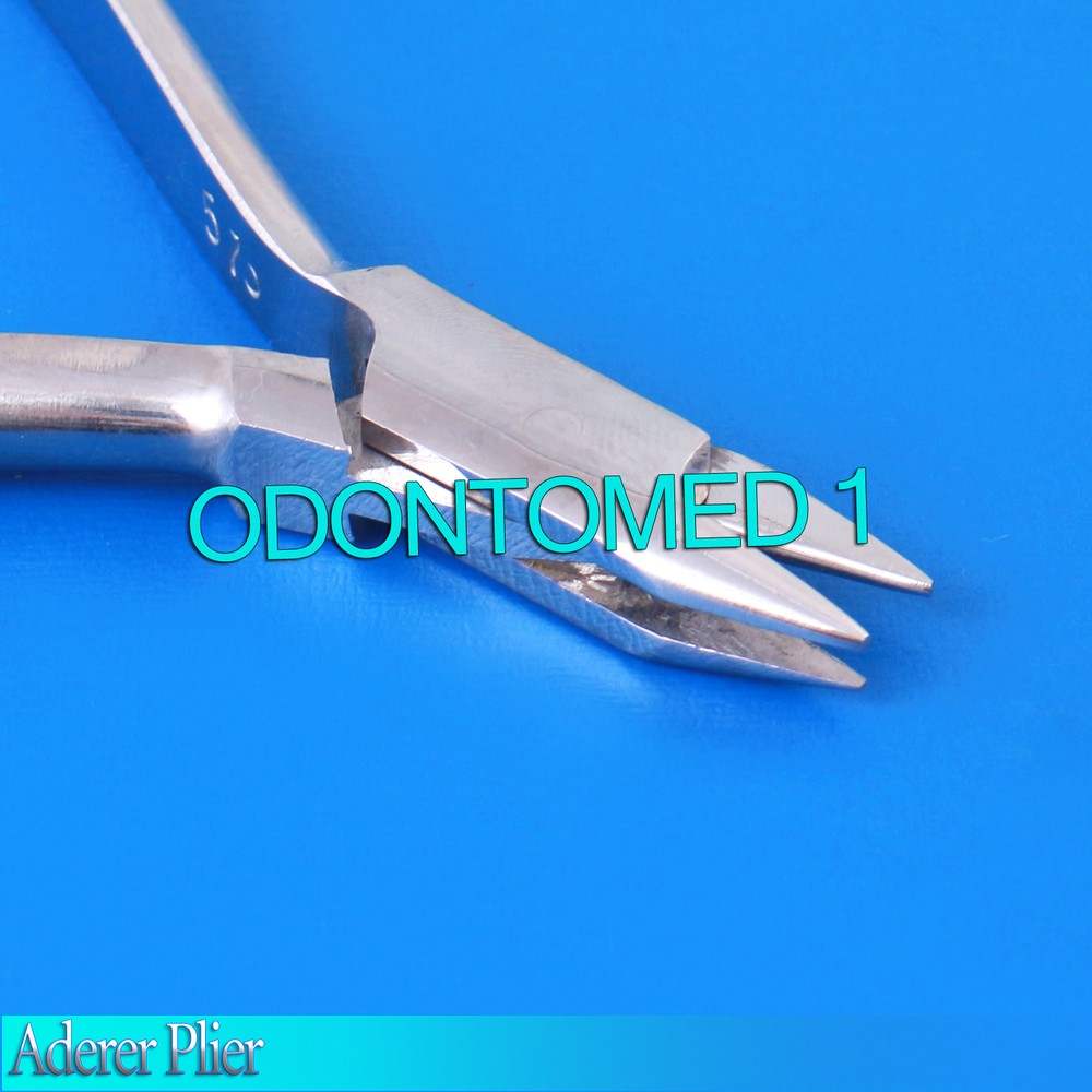 DENTAL ORTHODONTIC INSTRUMENT ADERER PLIER