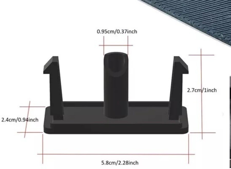 Replacement Door Open Eject Button for KitchenAid Microwave