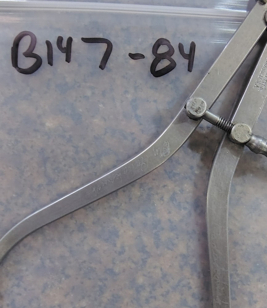 🗽 VINTAGE STARRETT 8" ID CALIPER
