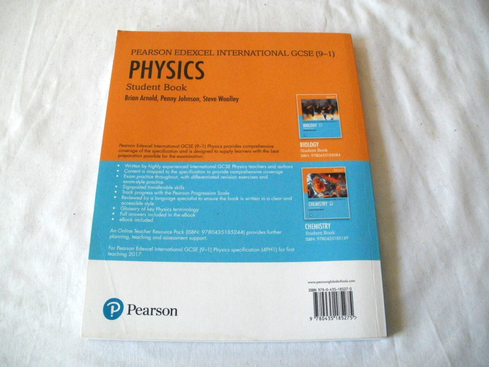 physics pearson edexcel international gcse (9-1) book