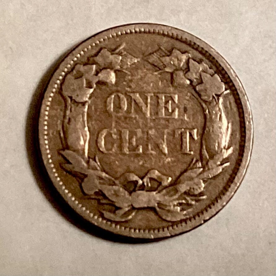 1858 US Flying Eagle Cent - Small Letters