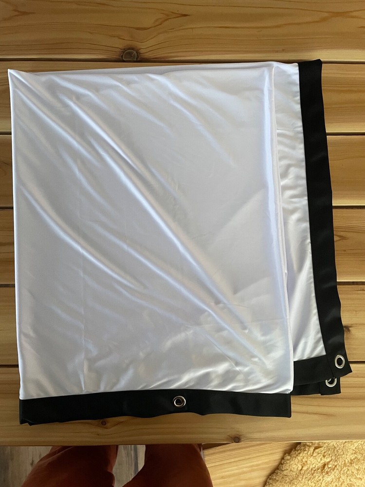 AAJK Projection Screen 100 inch, Washable Projector Screen Foldable EXC++