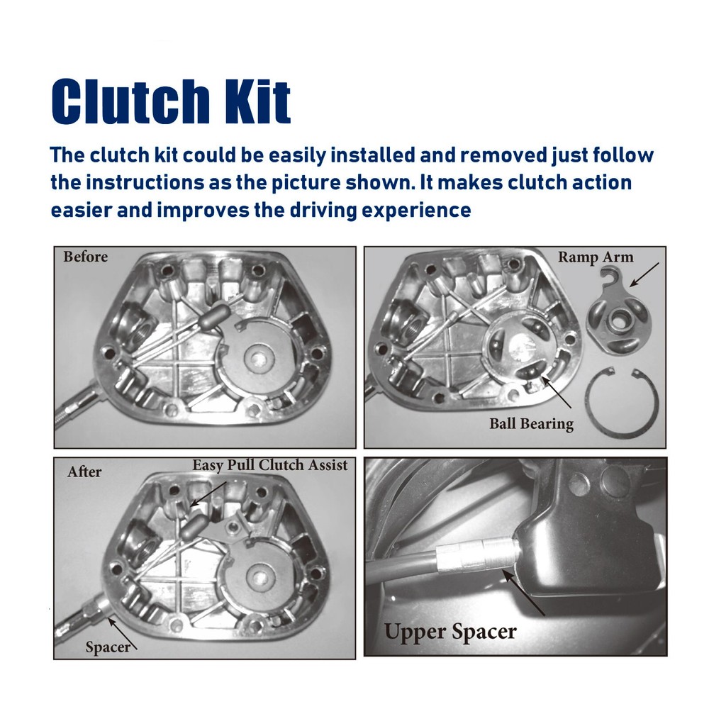 Easy Fixed Pull Clutch Kit For Harley Touring Dyna Fat Bob Electra Glide