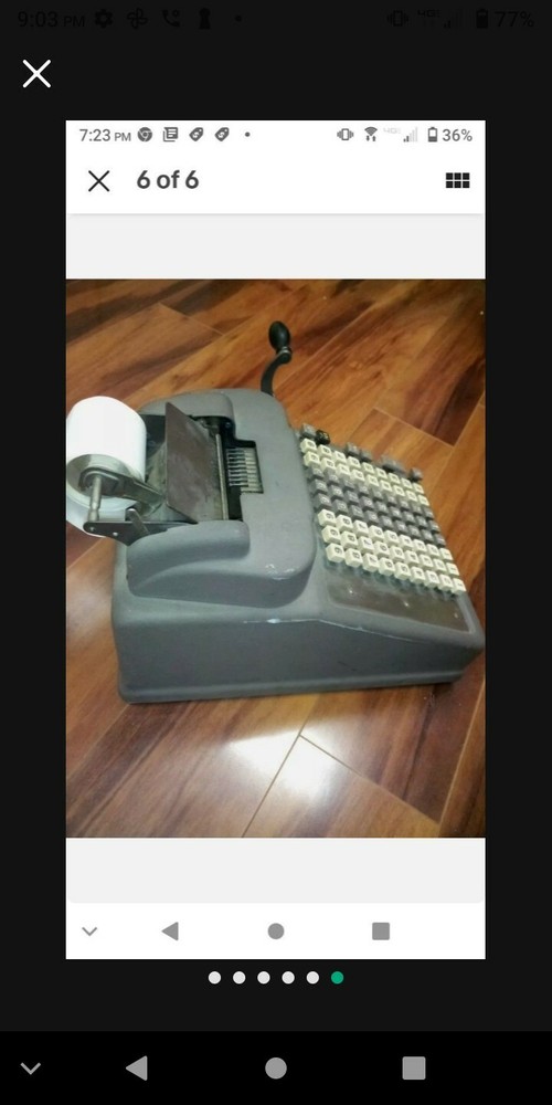 Early 20th Century Antique Burroughs Adding Machine