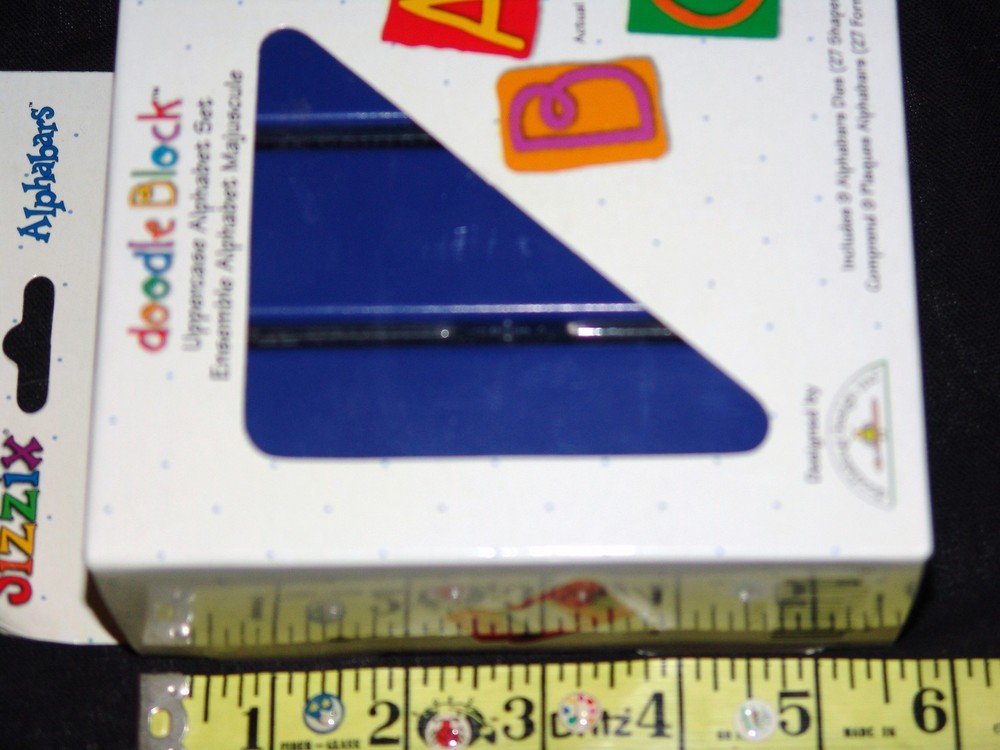 NEW Sizzix Alphabars Alphabet Die: DOODLE BLOCK, Upper Case