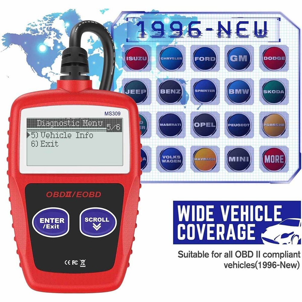 OBD2 DIAGNOSTIC CODE READER ADAPTER SCANNER for POLARIS