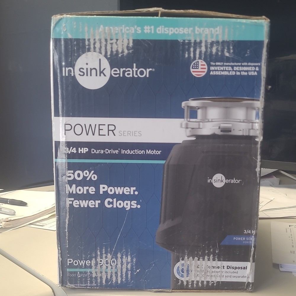 InSinkErator Power 900 Garbage Disposal 3/4 HP Continuous Feed, Noise Insulation