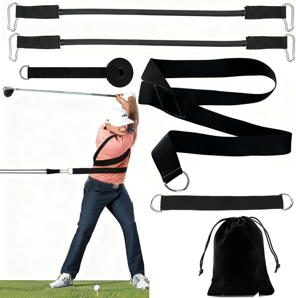 Golf Swing Rotation Trainer – Improve Hip & Shoulder Turn, Weight Shift & Tempo