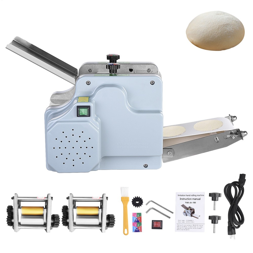 110V Dumpling Wrapper Maker 60 Pieces/Min Automatic Dumpling Skin Machine