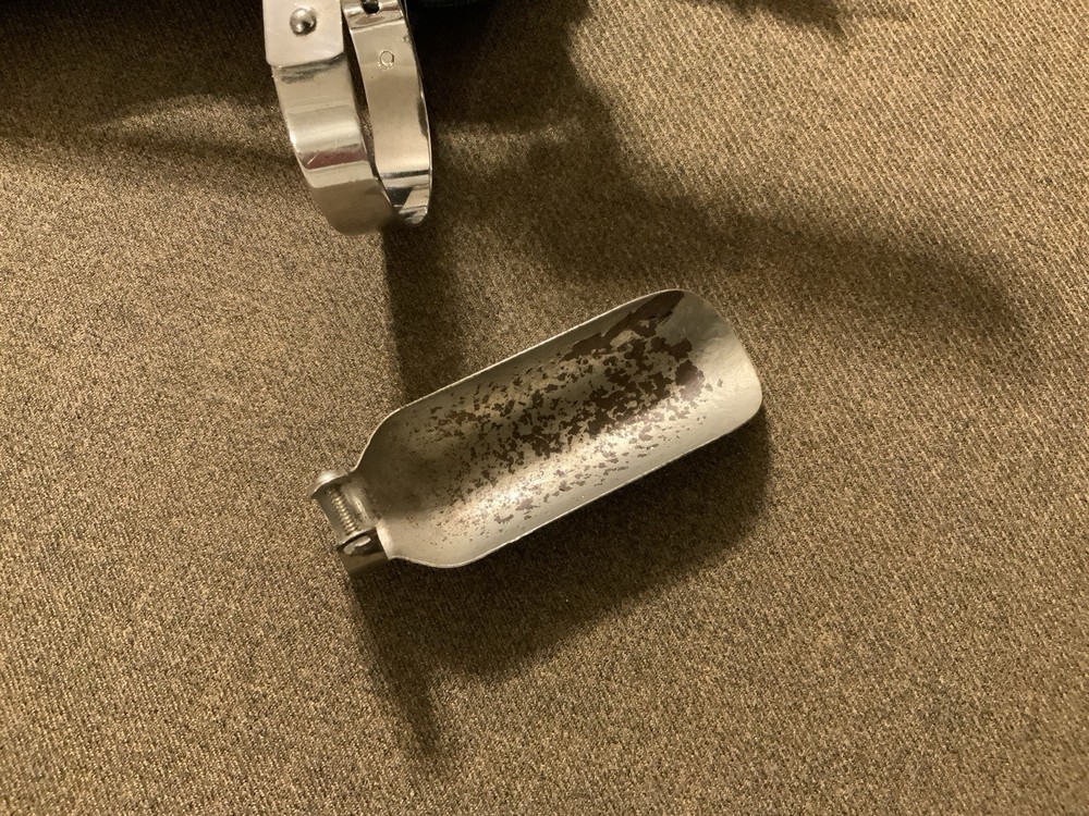 Antique sewing machine Chrome Lamp, New 8ft Auth. Cable, Ref.