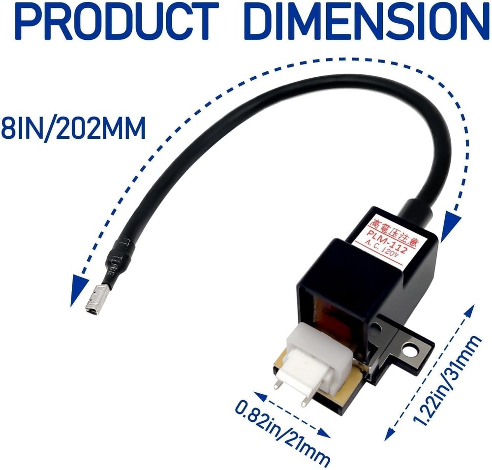 RTG20235C Tankless Water Heater Ignitor Coil, Fits Richmond/Ruud/Rheem Heaters