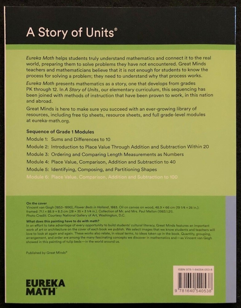 1st Grade - EUREKA MATH - MODULE 6 (Student Workbook) (2018, Great Minds)