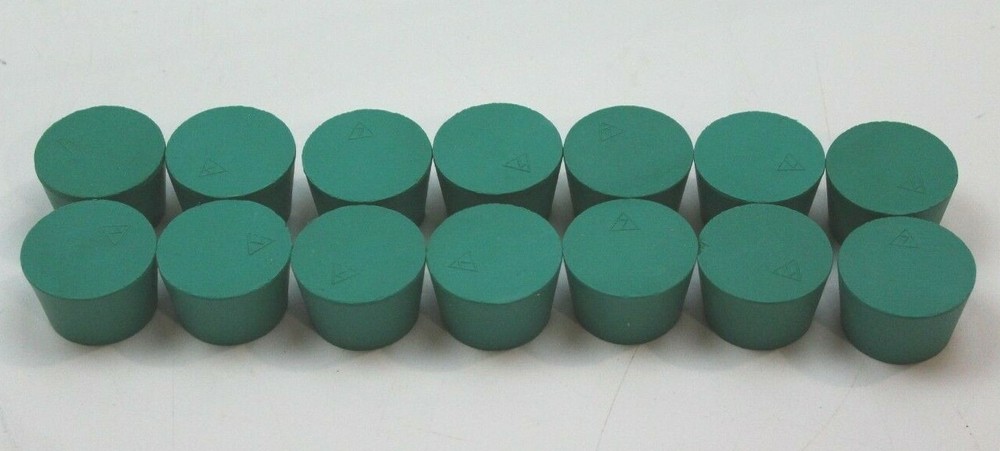 (14) Plasticoid M35 Solid #7 Neoprene Tapered Rubber Stoppers NEW