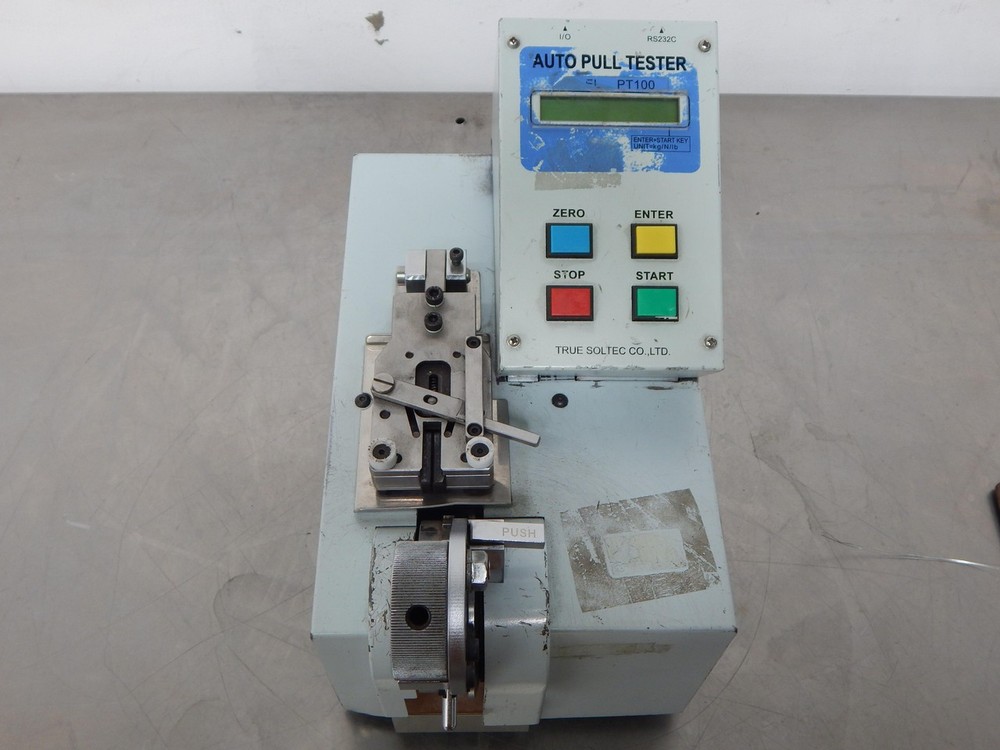 TRUE SOLTEC PT 100 WIRE TENSION AUTO PULL TESTER M0712