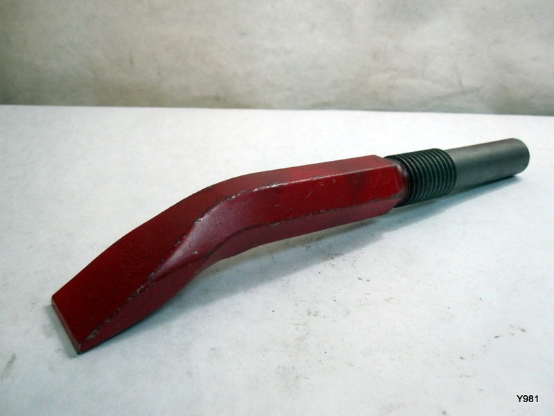 Long Bent Chisel Point Tip for Rock Tools Scaling Bars