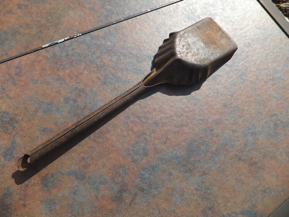Vintage 19" Rustic Primitive Fireplace Shovel