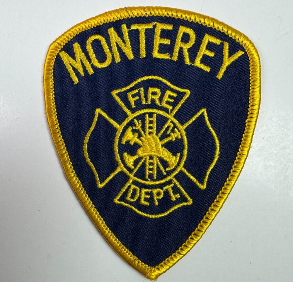 Monterey Fire Massachusetts MA 3.75" Patch A8