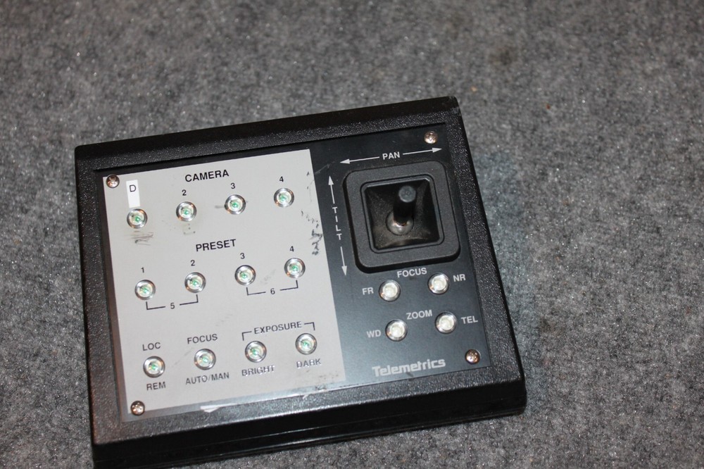 Telemetrics CPO-ITV-VCC4 Camera Control Panel 4-Camera's w/Power Supply