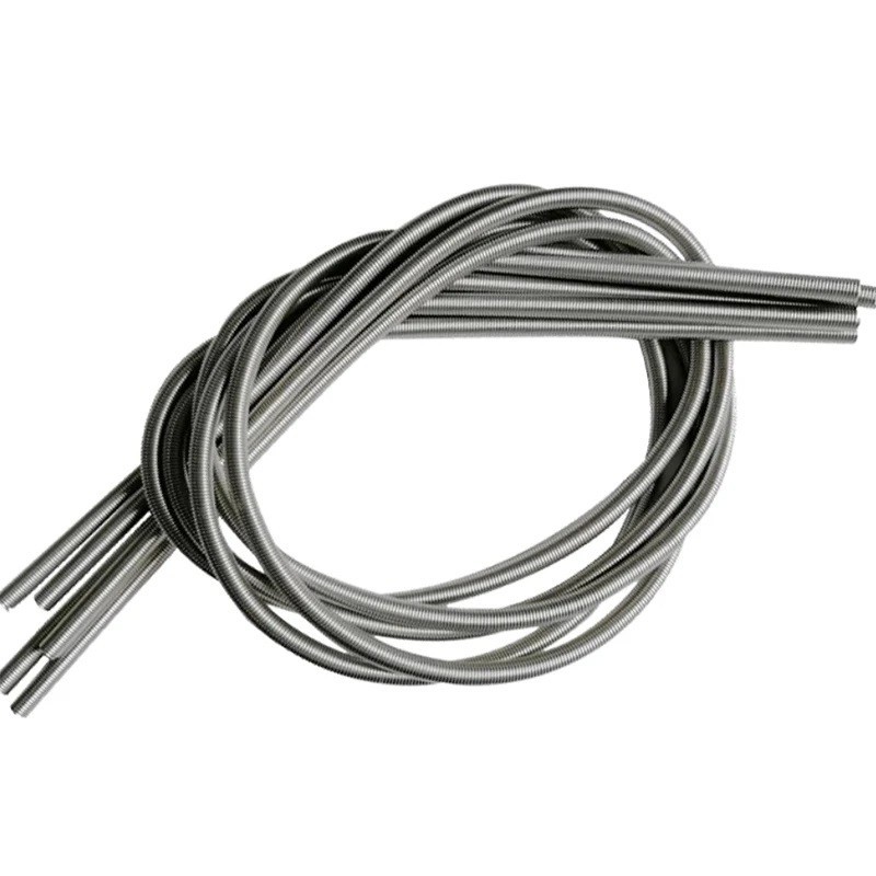 2pcs Furnace Heating Element Coil 220V Flexible Spring Tube FeCrAl 300-1000W Set