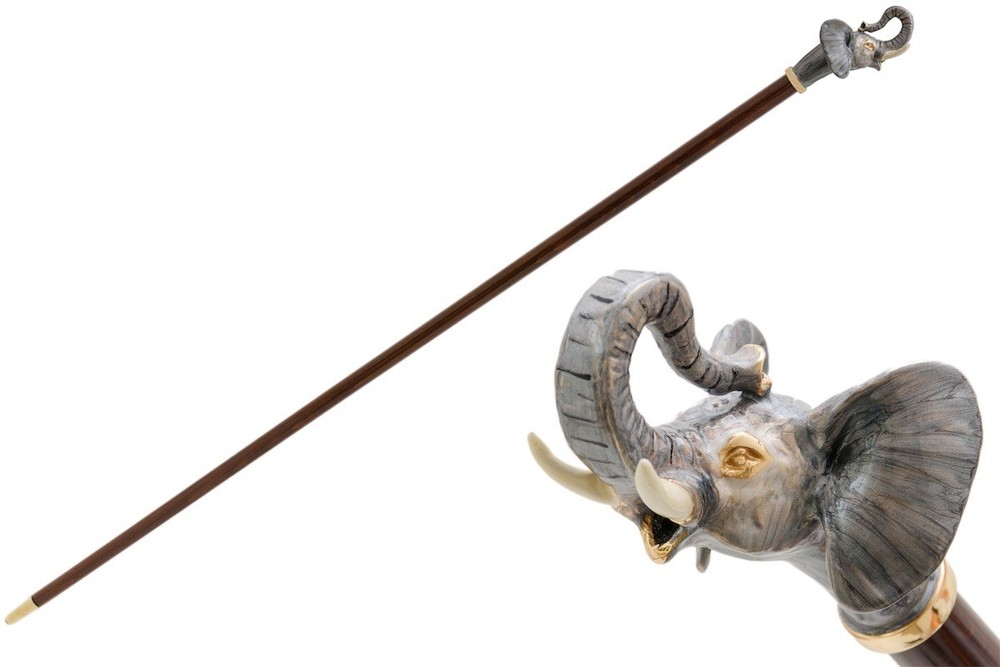 Pasotti Elephant Cane with Gift Box included New