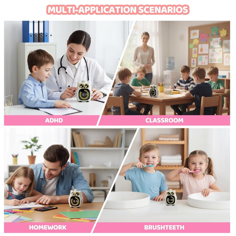 Visual Timer for Kids 99-Minute - Digital Silent Countdown Visual Timer for C...