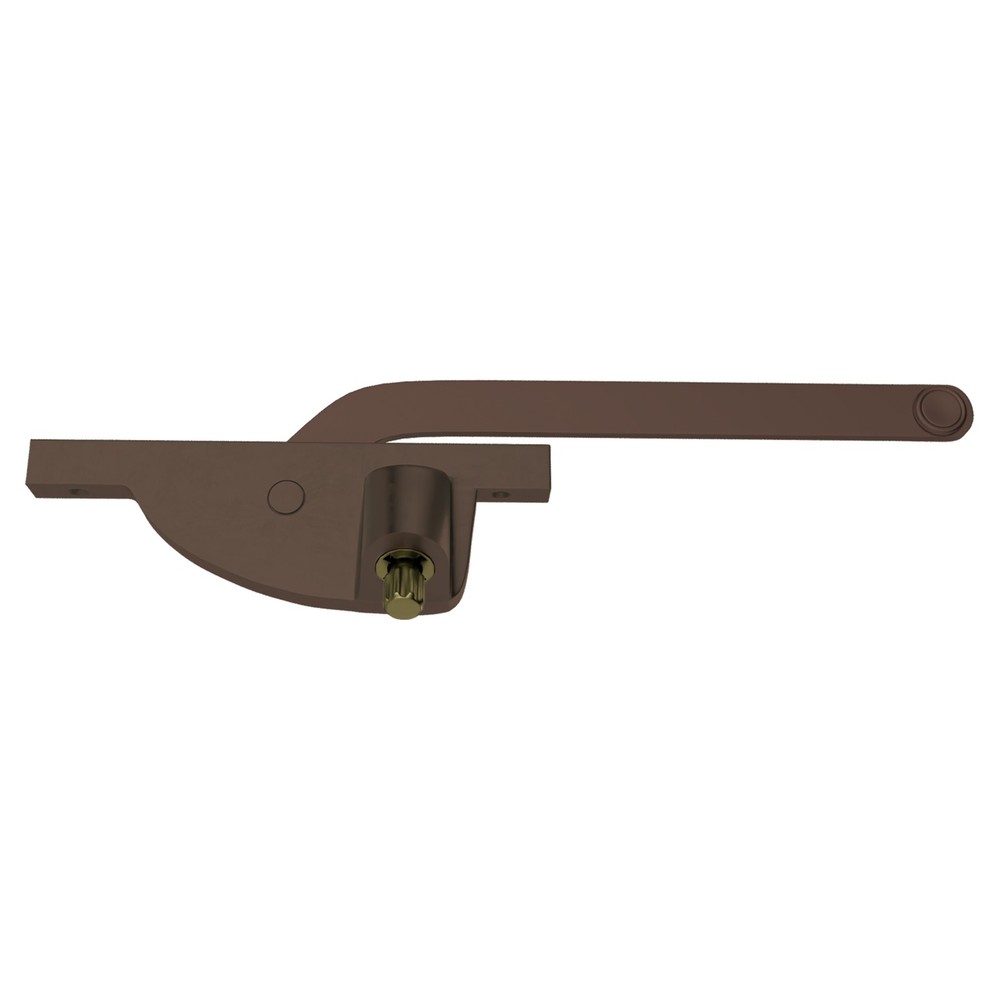 Brixwell Casement Operator Assembly With Handle, 9" Handle Length, LH, Bronze