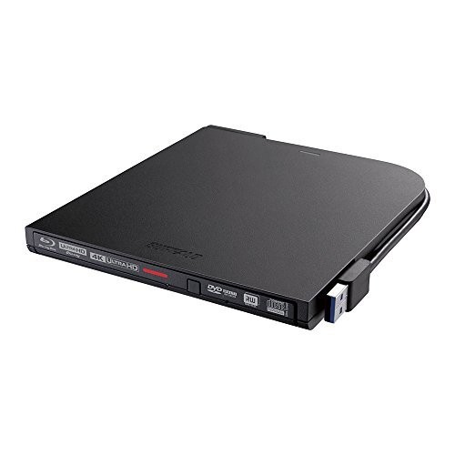 BUFFALO BRUHD-PU3 Portable Blu-ray Drive UHD BD USB 3.0 Black E089