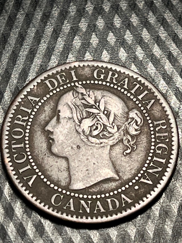 1859 Canadian Large Cent in Choice Fine - Nice #DD