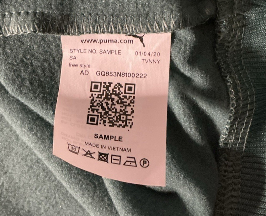 Puma Men's Pullover Jacket Green Long Sleeve Size Medium Pockets