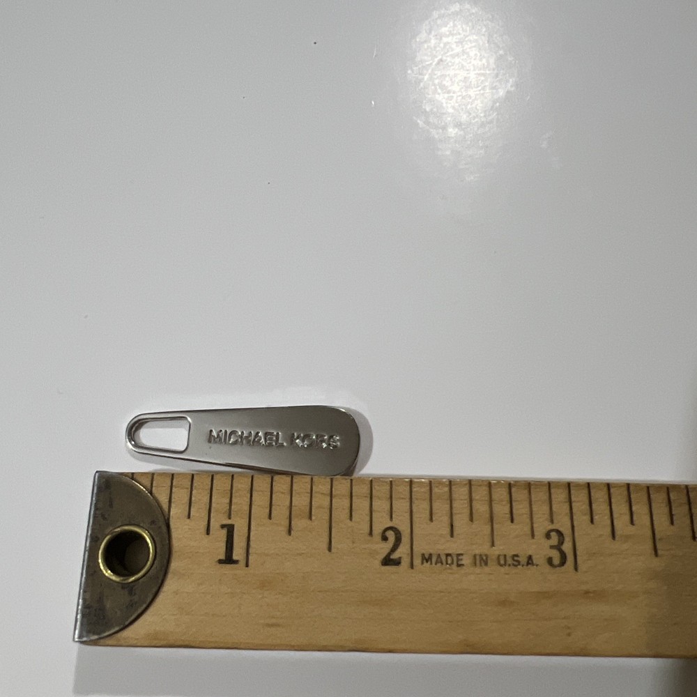 MICHAEL KORS Replacement Silver Tone Zipper Pull Hardware