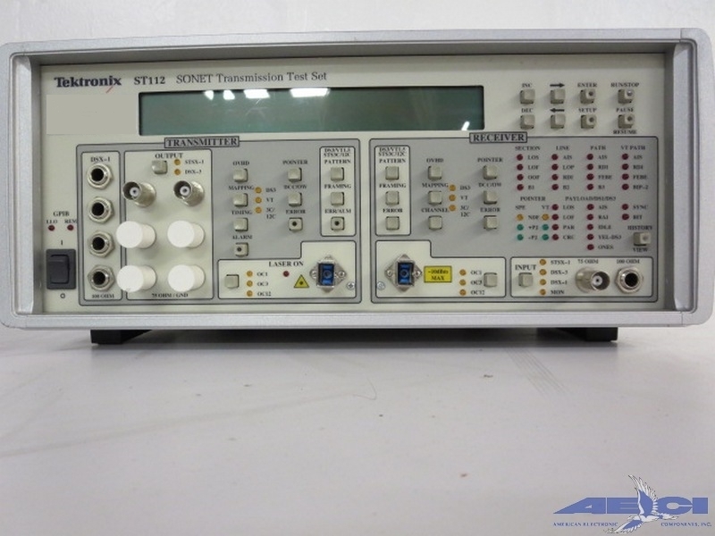 TEKTRONIX ST112 PORT SONET TRMSN ANALYZER WITH OPTIONS 04 3C